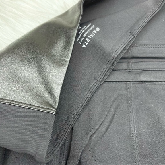 NWT Athleta Delancey Shine Tight Black - Delancey Gleam Tight - Picture 6 of 10